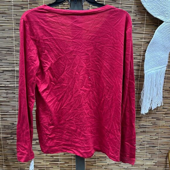 Charter Club Cotton Top, Created for Macy's - Tiny Buff Check Size M - Picture 3 of 3